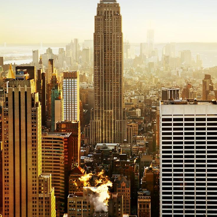 Families relaxing in a mall food court area